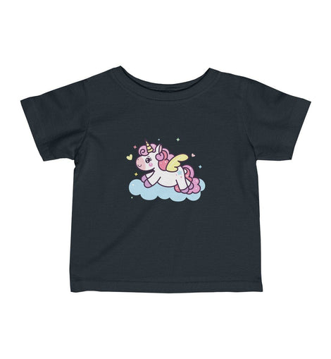 Flying Miss Unicorn  Girl Tee